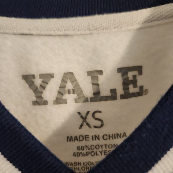 Yale University Sweatshirt XS White - Picture 2 of 4